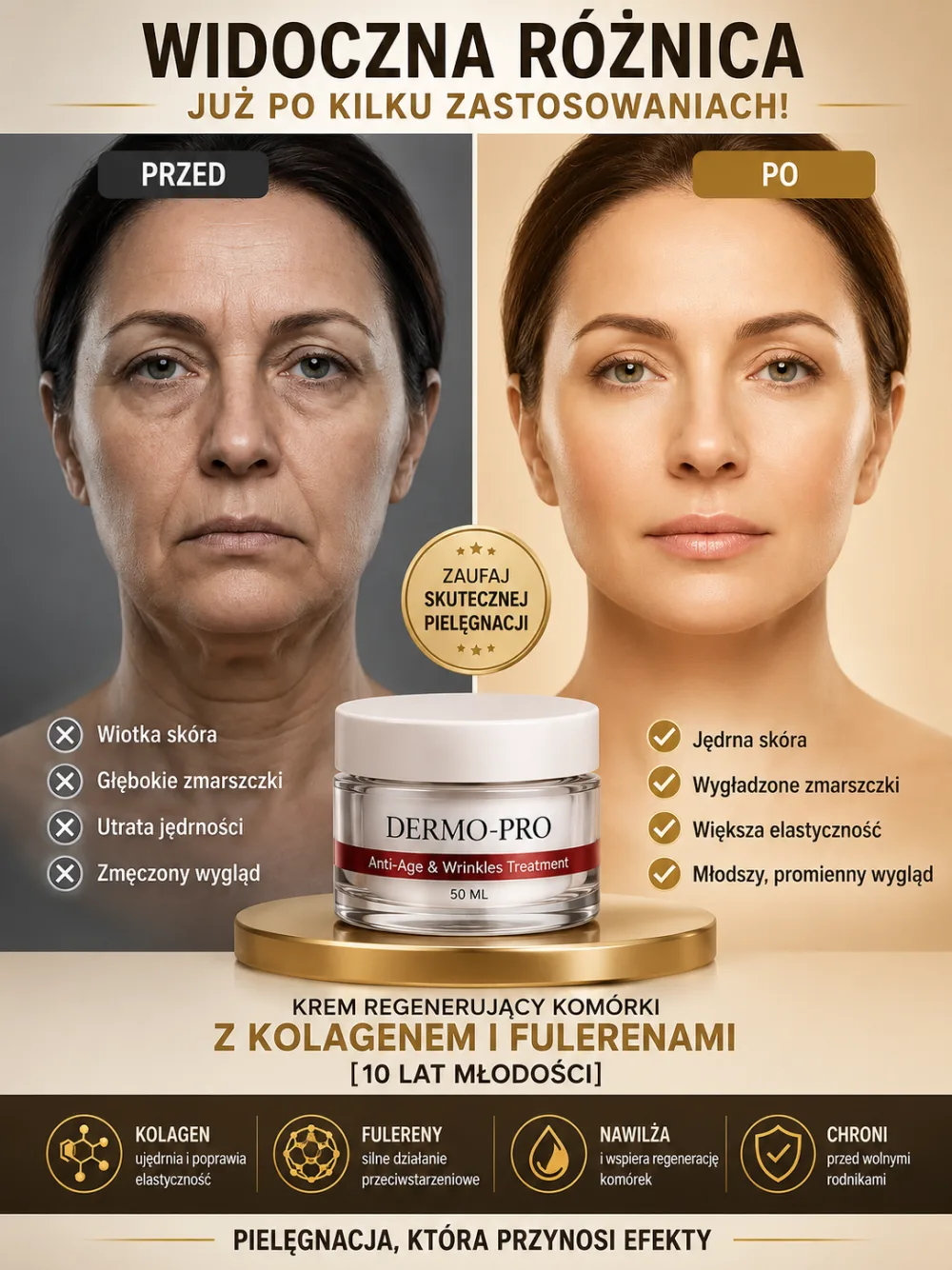 Widoczna różnica przed i po